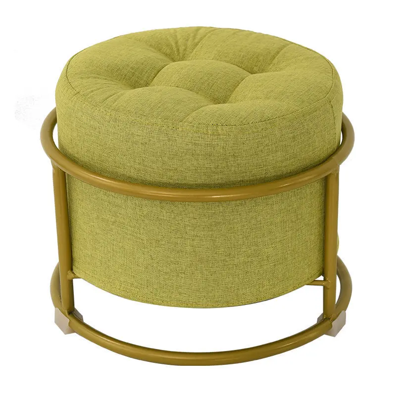 Household Small Stool Living Room Furniture Coffee Table Stool Low Stool Sofa Stool Ottomans Door Change Shoe Stool Round Stool