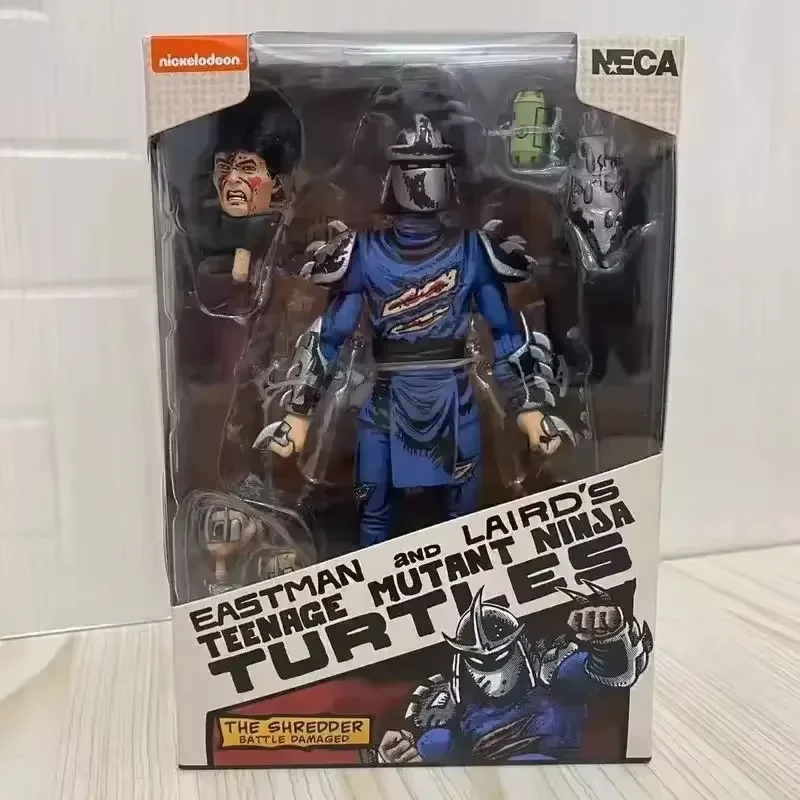 NECA Teenage Mutant Ninja Turtle Action Figure Foot Enforcer Casey Jones Robot Comic TMNT Figuras Toy 7-Inch Model Original Gift