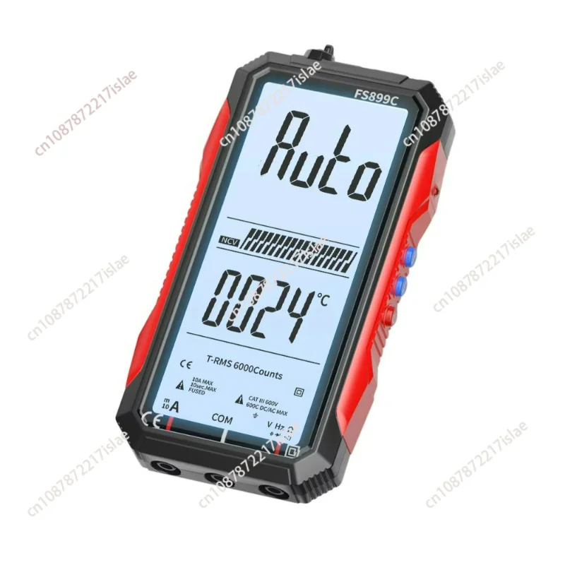

Ultra full screen rechargeable full function 6000 counting automatic range digital multimeter as non-contact voltage detector