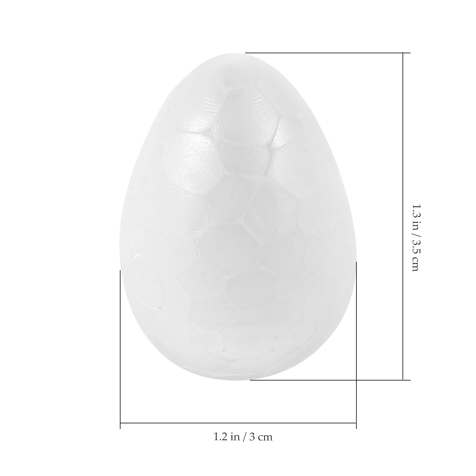 

100pcs Foam Balls Water Drop Shape Blank Craft Supplies for DIY Kids Activities Decor Foam Hearts Lightweight Practical