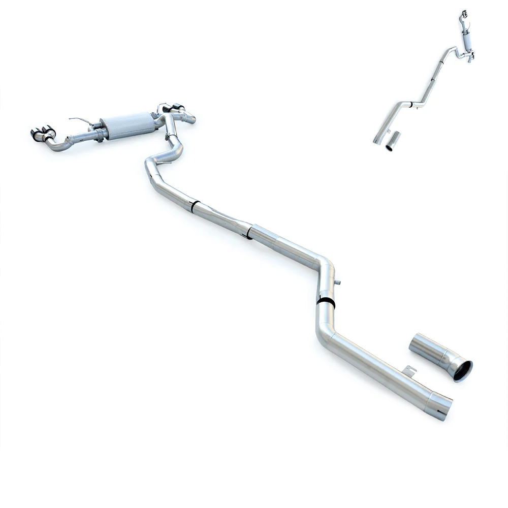 Stainless Steel Performance Cat-Back Exhaust with Valve for 3 4 Series G20 F32 B48 2.0T 2020-2026 OEM-Compatible