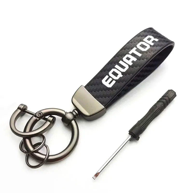 Personalized Suede Lanyard Car Keychain Pendant Creative Wear-resistant Key Loop Men Women Gift For Suzuki Equater Accessories