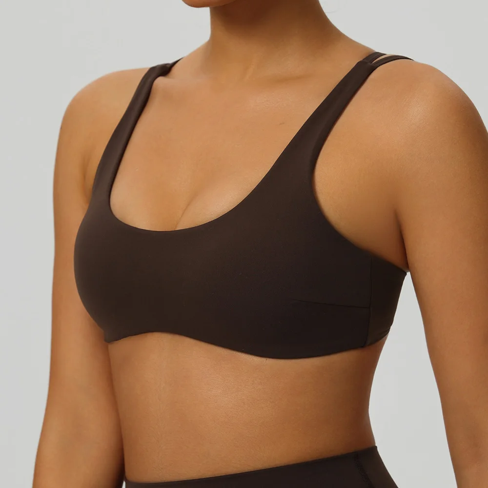 Female Clothing Fitness Sports Bra for Women Push Up Cross Back Shockproof Running Gym Training Workout Yoga Underwear Crop Tops