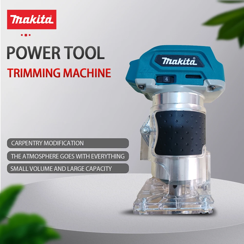 

Makita Brushless Lithium Electric Woodworking Multi-functional Wood Milling Slot Trimming Engraving Machine DRT50