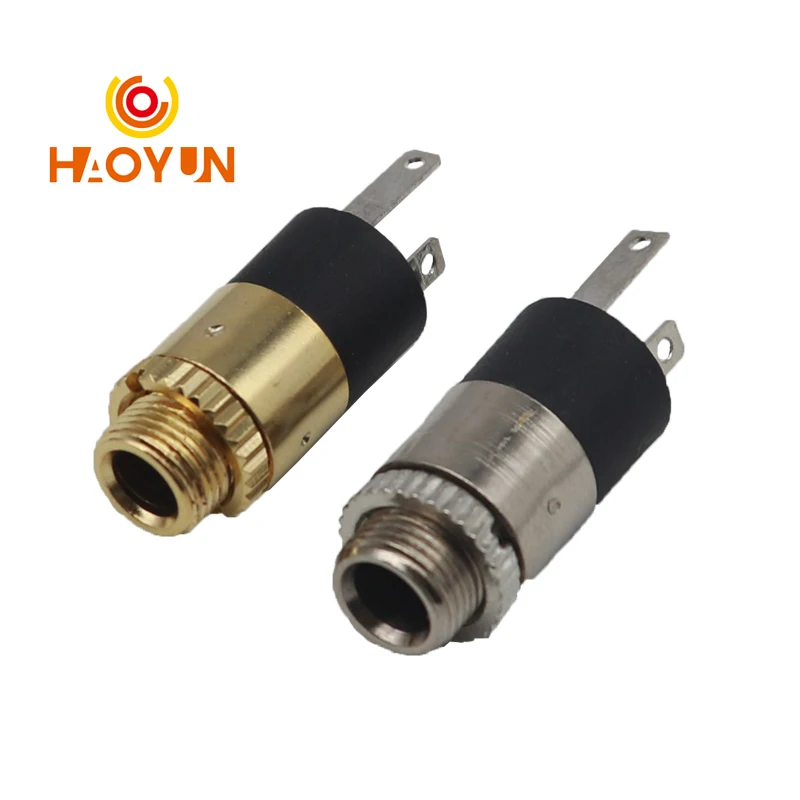 10PCS 3.5MM Cylindrical Socket PJ-392 Stereo Female Socket Jack With Screw 3.5 Audio Video Headphone Connector PJ39 GOLD PLATED