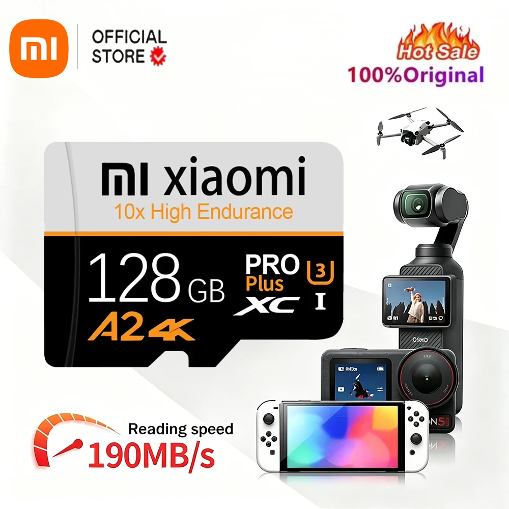 Tarjeta Micro TF SD de 512GB, 256GB, tarjeta de memoria Flash de alta velocidad, tarjeta de memoria de 128GB para Sony, Lenovo, Nintendo Switch, tarjeta Flash SD