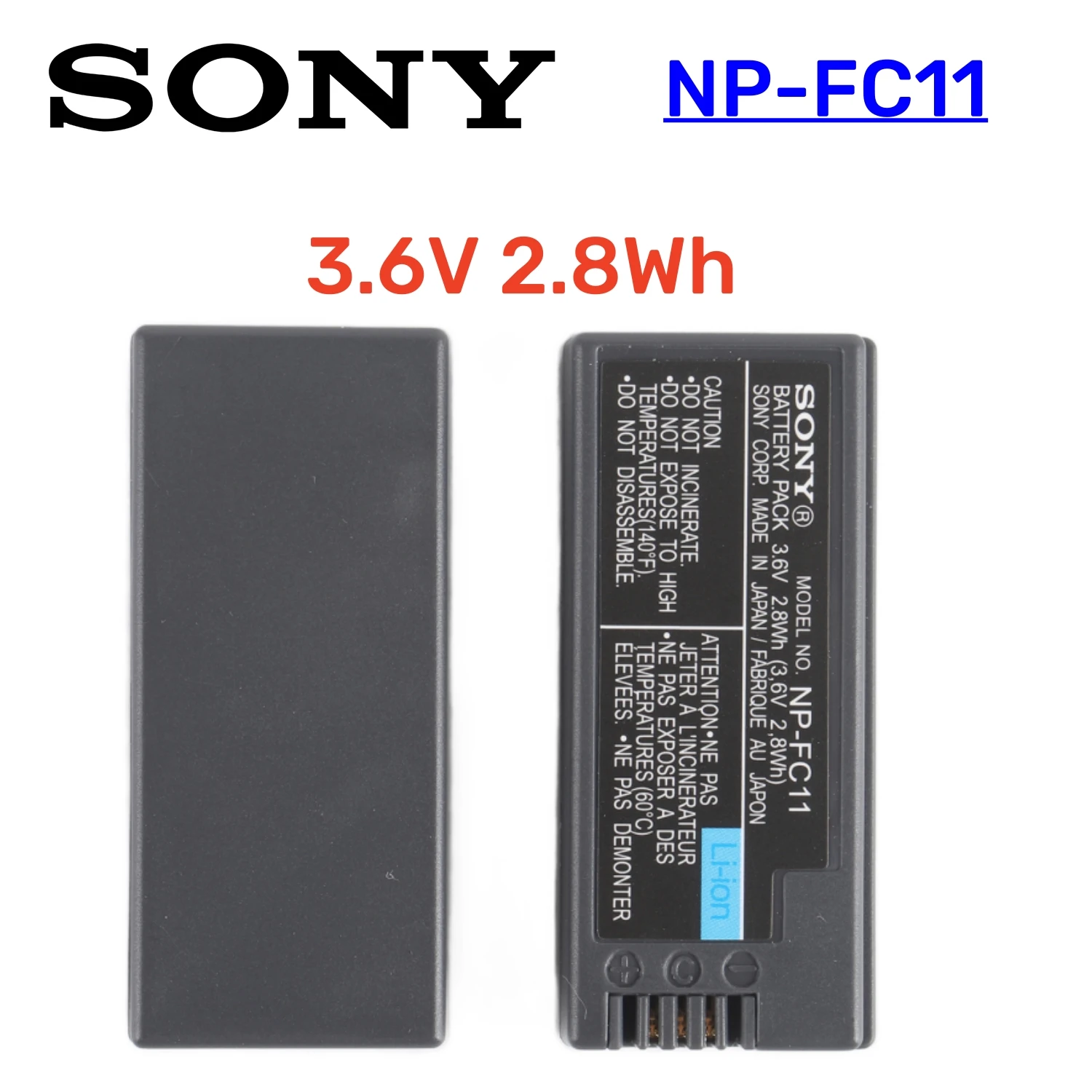 Original NP-FC11 NP-FC10 Battery  Rechargeable Batteries For Sony Cyber-shot DSC-P10 P12 P2 P5 P8 P9 V1 F77A FX77 Camera