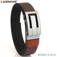 TUSHI Genuine Military Tactical Gun Belt Aluminum Automatic Buckle Men's Police Duty Belts 1100D Nylon IPSC Outdoor Police Belt