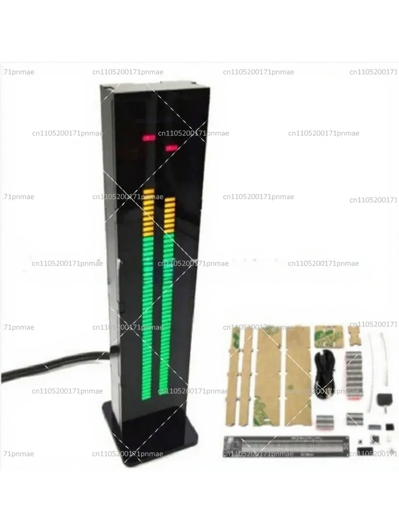 Dual 60 Segment LED Level Meter Audio Spectrum Display DIY Kit Music VU Meter for Amplifier