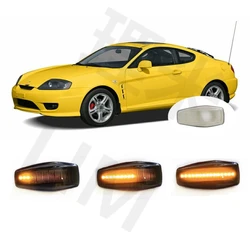 Para Hyundai Tiburon Coupe GK 2002 2003 2004 2005 2006 2007 2008 indicador secuencial LED dinámico marcador lateral lámpara de luz de señal