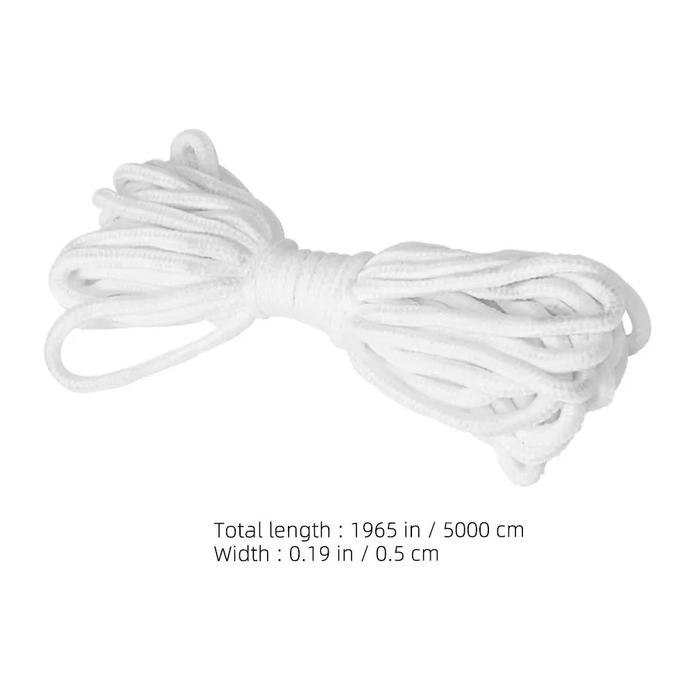 1롤 자흡성 면 로프 164피트 화이트 위크 코드 자동 식물 시스템 화분용