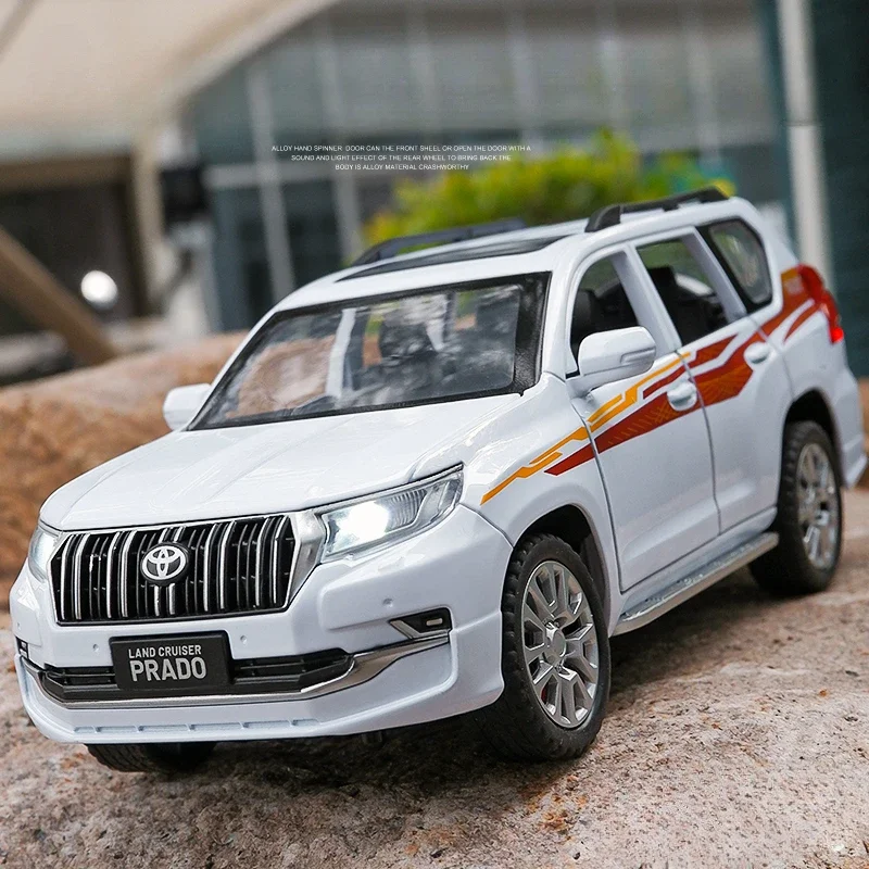

Simulation 1:24 1/32 Scale Toyota Prado Off Road Vehicle Model Diecast Metal Car Toys Kids Boy Gift Collective Voiture Miniature