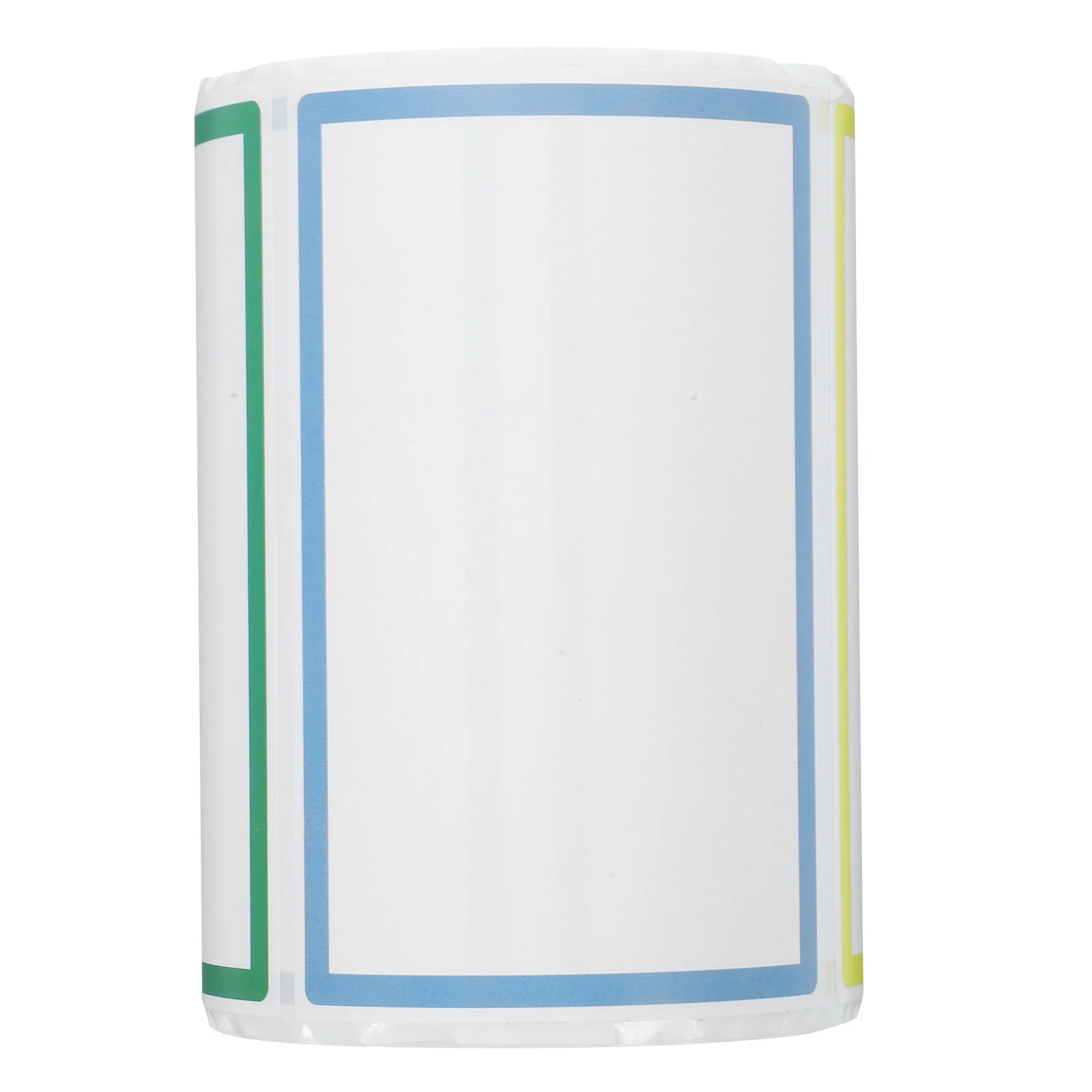 لفة ملصقات علامات الاسم الفارغة حجم صغير سهل قشر لصق لا بقايا فرز ملصقات للتسمية للهدايا اسم العلامات لفة لاصقة #6