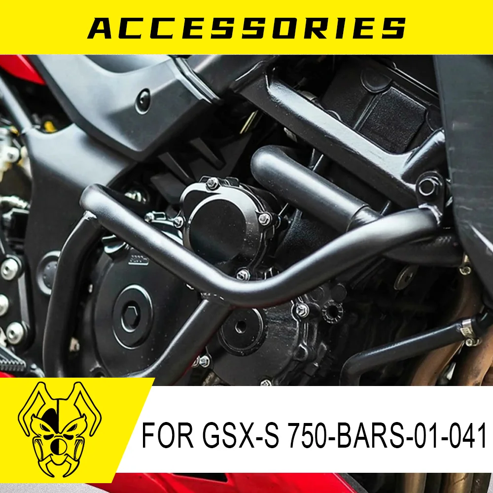 

MTKRACING Crash bars For SUZUKI GSX-S750 2017-2024 Motorcycle Bumper Engine Guard Crash Bar Body Frame Protector