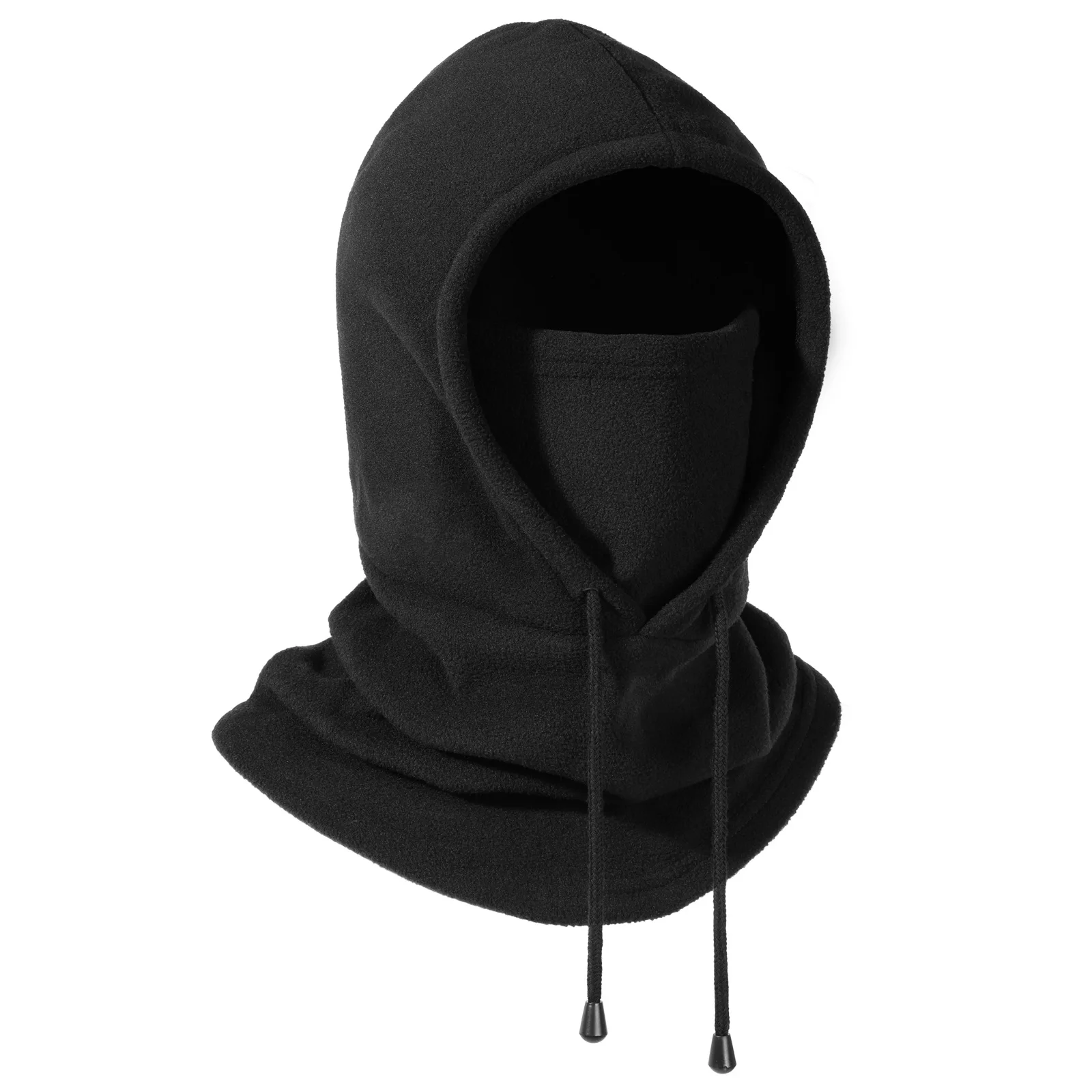 

Winter single and double board skiing headgear outdoor riding warm windproof cold fleece snow hat scarf mask integrated