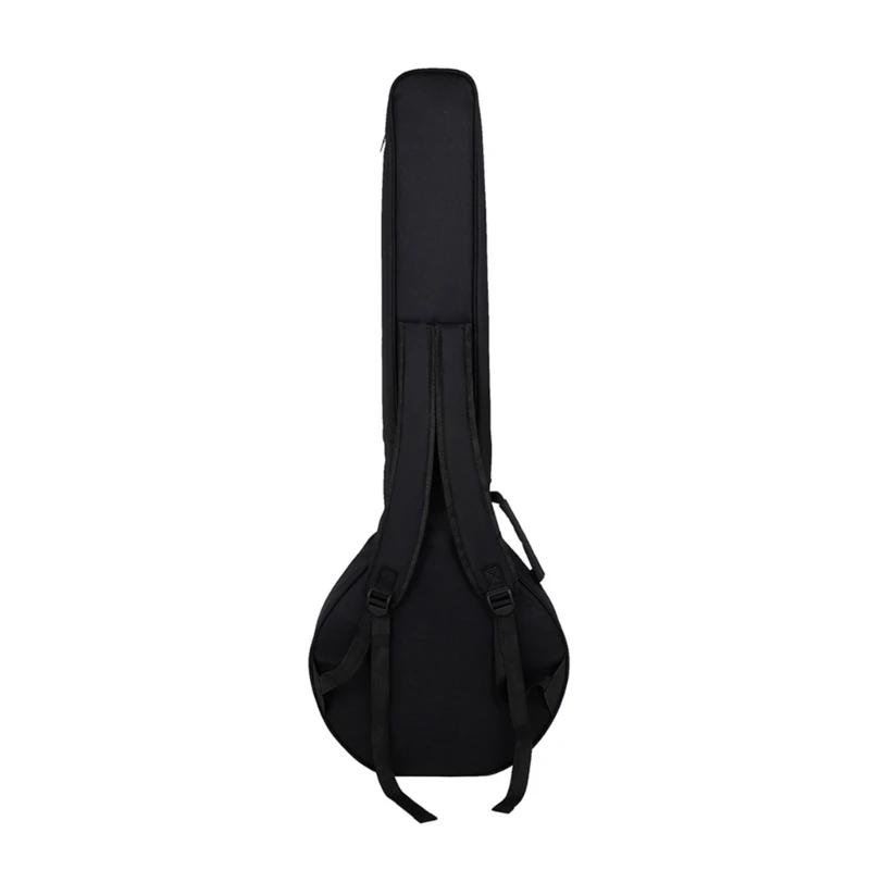 5 String Banjo Case Carrying Bag Black Waterproof Oxford Backpack Portable Banjo Handbag String Instrument Accessories
