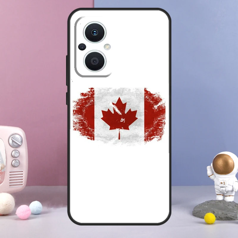 Canada Canadian Flag Case For OPPO Reno8 T Reno 7 4 5 6 Lite 10 Pro 4Z 5Z OPPO Find X5 Pro X6 X2 X3 Lite Cover