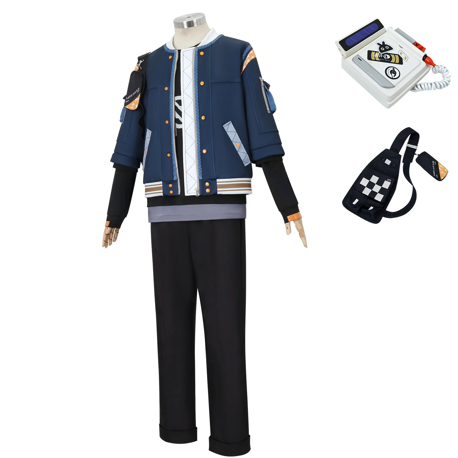 Costume de Cosplay Wise Zenless Zone ontaripour Homme et Femme, Uniforme de Jeu, Perruque Py Play pour Halloween, Rick Anime