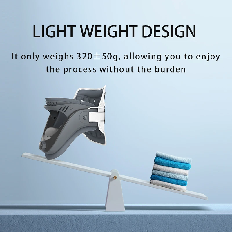 قابل للتعديل دعم الهواء هدفين العمود الفقري مصحح العلاج الطبيعي تقويم العظام الرقبة حزام الجر جهاز مضخة الرقبة نقالة