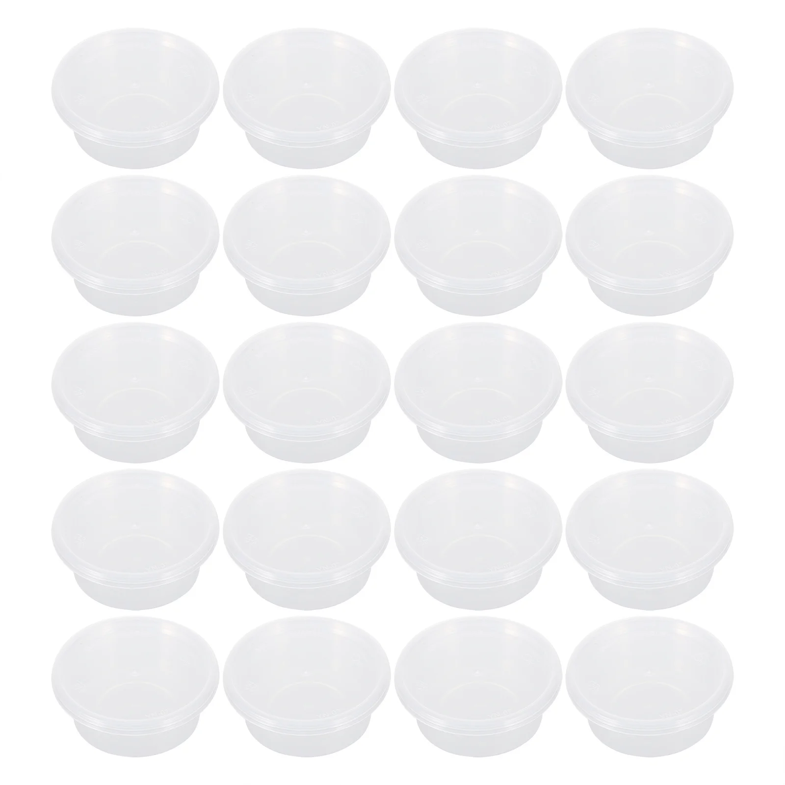 100Sets Plastic Box Food Grade Disposable Storage Container for Fruit Vegetable Meat Keep Fresh Multipurpose Sealing Box