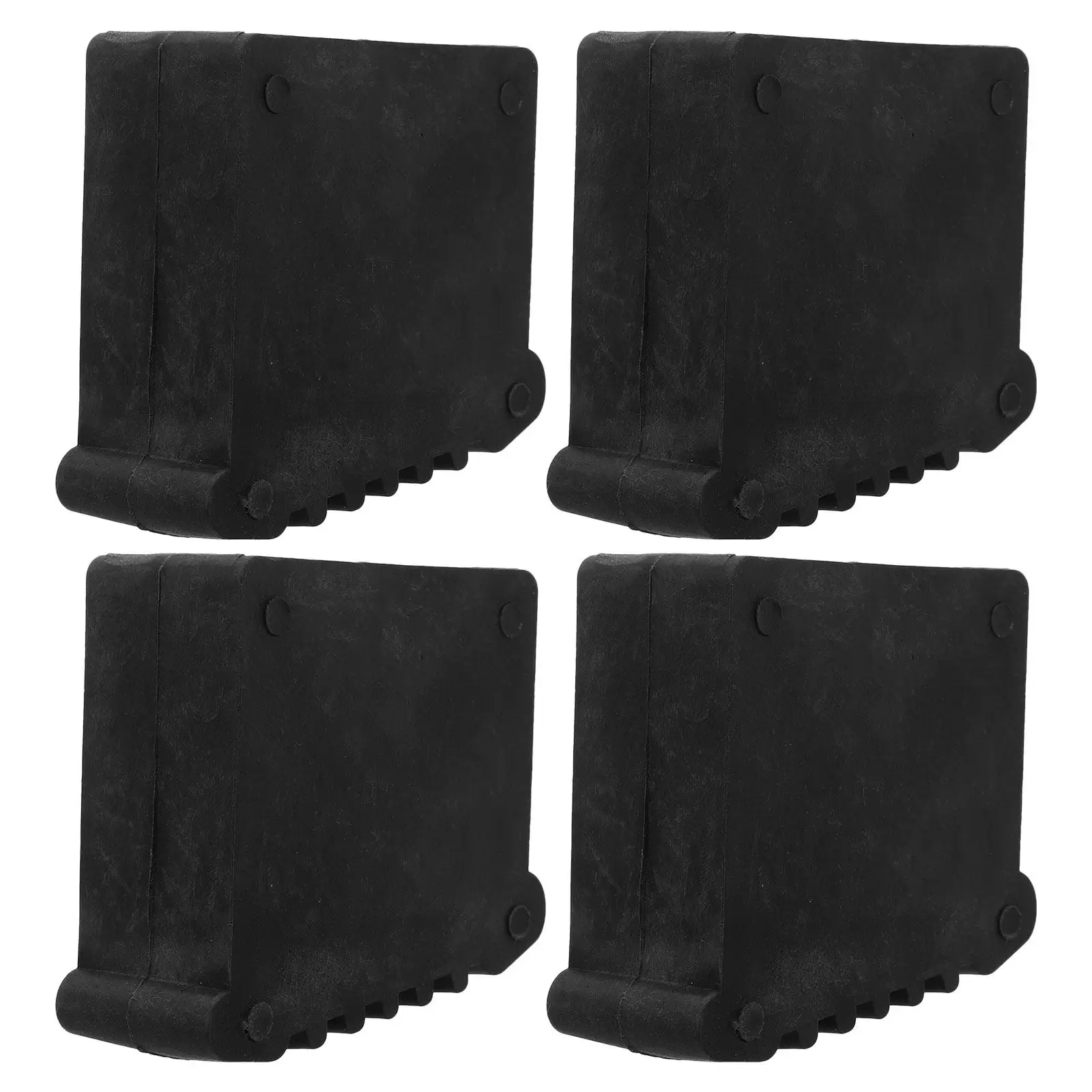4Pcs Rubber Ladder Feet Covers Non Slip Step Ladder Foot Pads Anti Skid Floor Protectors for Wood Tile Indoor Outdoor Use