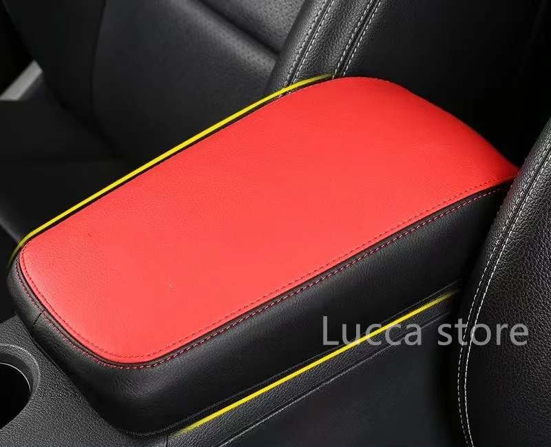 Suede warp For Mercedes-Benz GLA X156 CLA C117 A Class W176 Accessory Leather Central Armrest Box Protection Sleeve modification