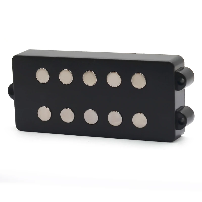 Captador de baixo de 5 cordas aberto, captador humbucker de bobina dupla, ímã cerâmico, acessórios de guitarra baixo, 62mm