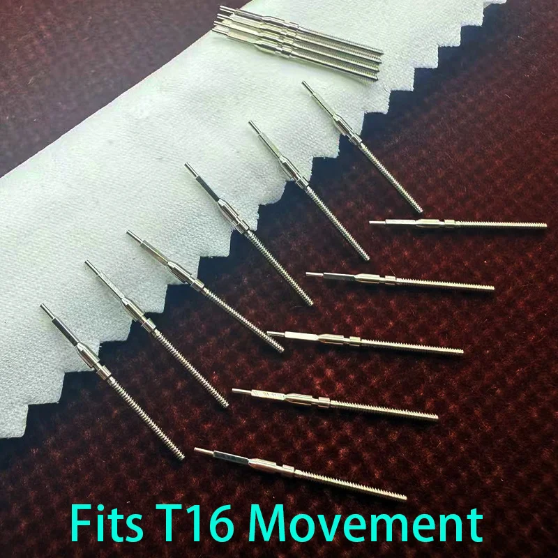

T16 Stem Movement Watch Steel Stem Crown Kit Watch Parts For T16 Movement Watch Stem Spare Replacement Parts