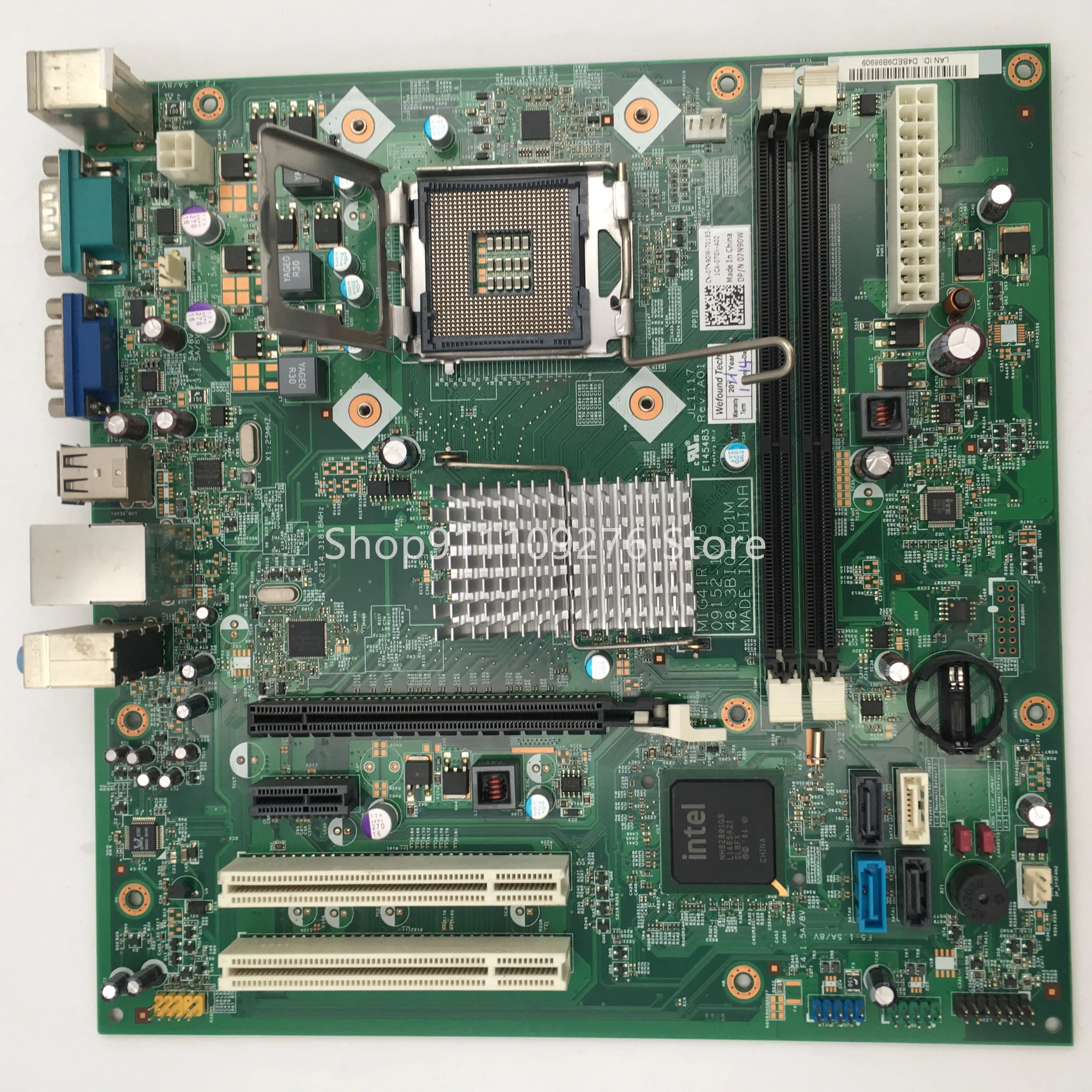 Original Disassemble Motherboard for Dell G41 DELL Vostro 230 V230S motherboard MIG41R  JL1117  7N90W