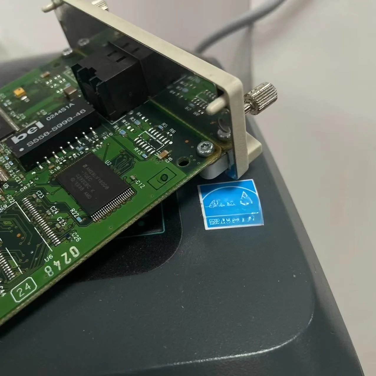 بطاقة شبكة خادم الطباعة الداخلي Ethernet J6057A 10/100tx لبطاقة شبكة HP 500 510 hp 615N وطابعة DesignJet Plotter #1