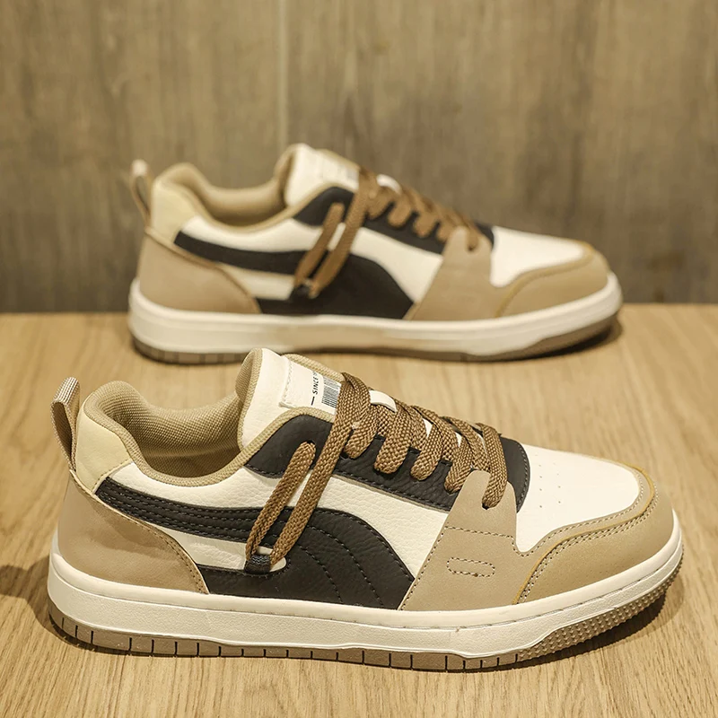 

2025 Spring New Rubber-Plastic Sole Casual Board Sneakers for Outdoor Sports - Comfortable, Soft, Slip-Resistant, Durable, and T