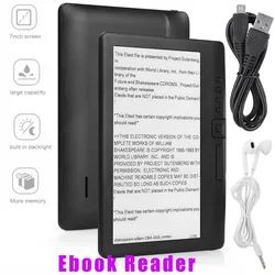 512M+4GB/8GB/10GB Portable Ebook Reader 7inch Screen Support 27 languages Electronic Book Reader Built-in 2100mAh e-Book Readers