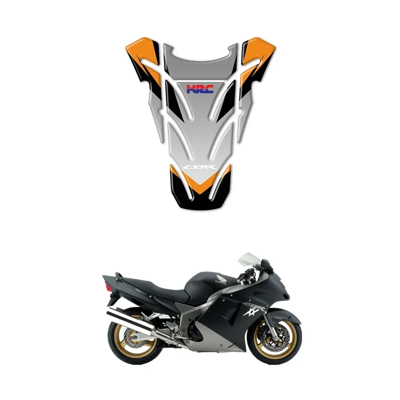 FOR HONDA CBR 400 600 900 1000 RR 1100XX Motorcycle Tank Pad Protector 3D Gel Sticker Decal Carbon Fiber -1