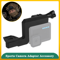 Sports Camera Adaptor Accessory Helmet Handle Fixed,Fit Wilcox G19/G24/G30/G34/G69/G70 NVG Bracket/Compatible DJI GO PRO Cameras