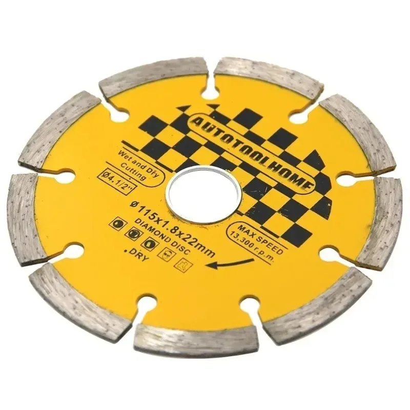 

For Marble Cutting Blade Concrete Stone Diamond Dry Slicing Tool for Dry Grooved Wall 115mm Diamond Breaking Saw Blade Granite