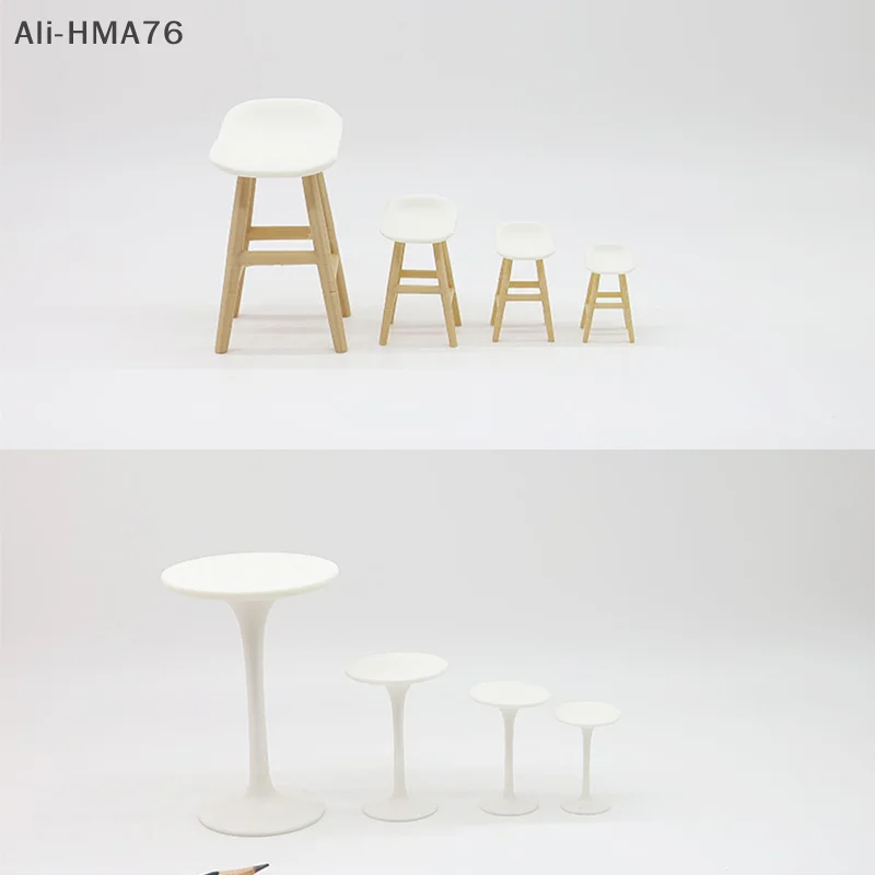 

(YY)1Pc 1:12 Dollhouse Miniature Furniture Mini Bar Chair Toy For Dollhouse Decoration Kids Pretend Play Toy