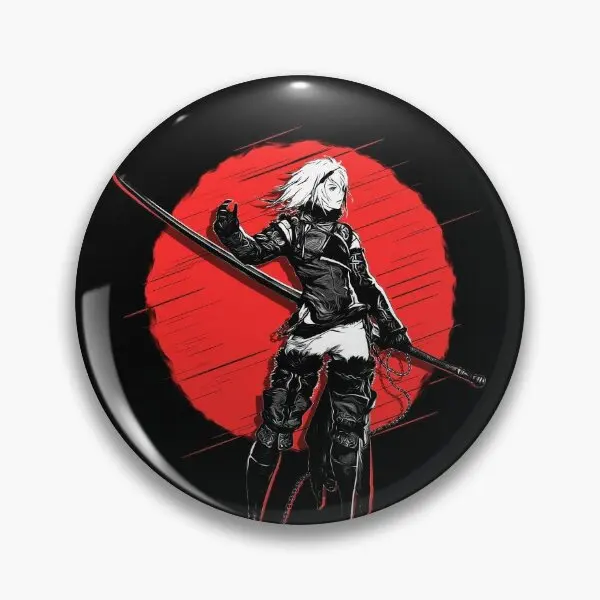 Nier Replicant Nier Protagonist  Soft Button Pin Jewelry Hat Cute Badge Fashion Decor Funny Lapel Pin Women Cartoon Clothes