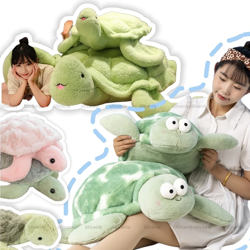 Giant Size Soft Turtle Plush Stuffed Sea Animals Tortoise Plushie Pillow Gift For Kids Birthday Christmas Present for Boy