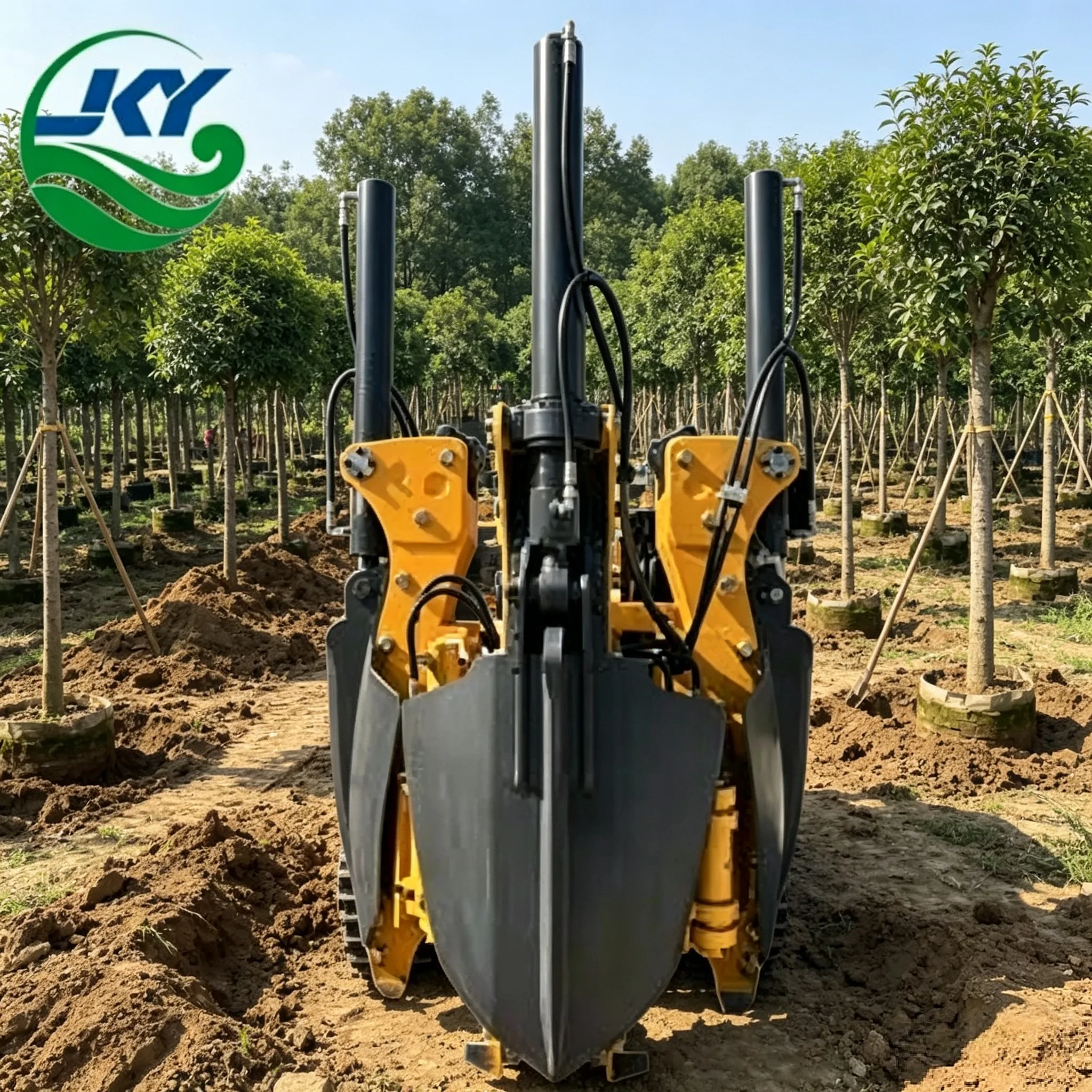 Tree Digger Machine Portable Tree Transplanter Root Ball Excavator Seedling Digging Shovel Machine For Garden Farm Forestry