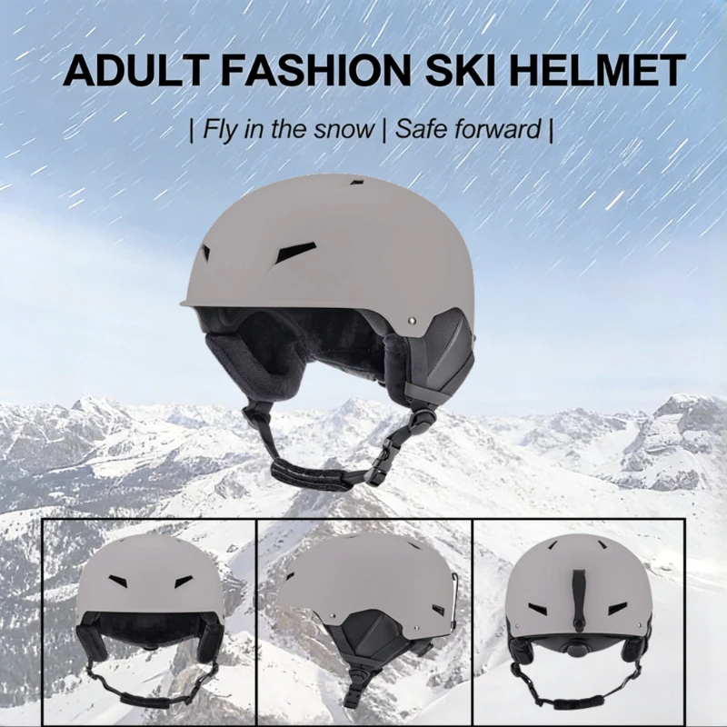 

Ski Helmet Lightweight Adjustable Breathable Shockproof Windproof Warm Snowboard Snowmobile Skating Winter Sports Safety Gear