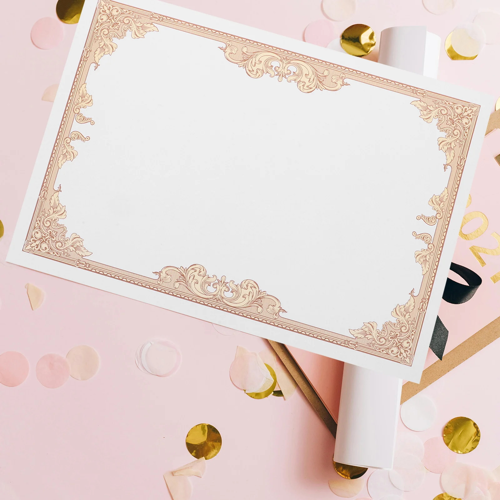 

30pcs Inner Blank Award Paper Printable School Award Supplies Diploma Certificate Paper Honor Certificate Blank