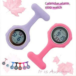 Цифровые часы для медсестер силиконовый осенний Новый Lila ярко-розовый подарок для медсестры больницы часы для врачей Прямая поставка FOB Карманный уход