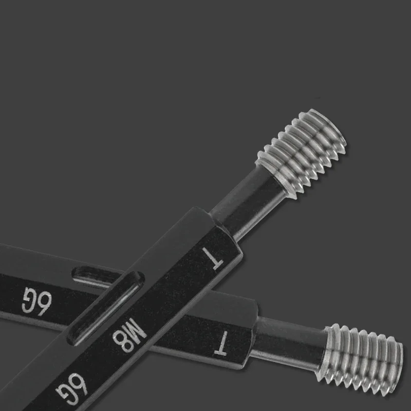 1PCS 6G M28-M35 X0.5/0.75/1.0/1.25/1.5/2.0/3.0/3.5 Steel Metric Fine Thread Plug Gauge High Quality Measure Tool