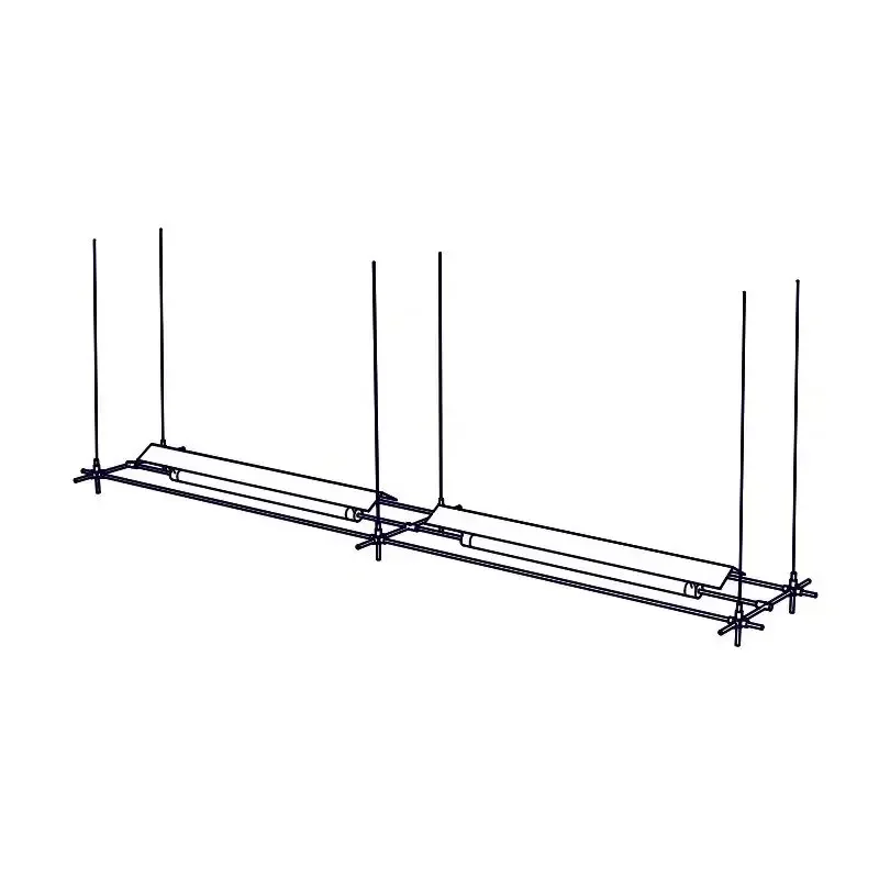 

Modern Large Long Chandelier Light Emitting Diode Restaurant Catering Rectangular Chandelier Metal Gold Designe