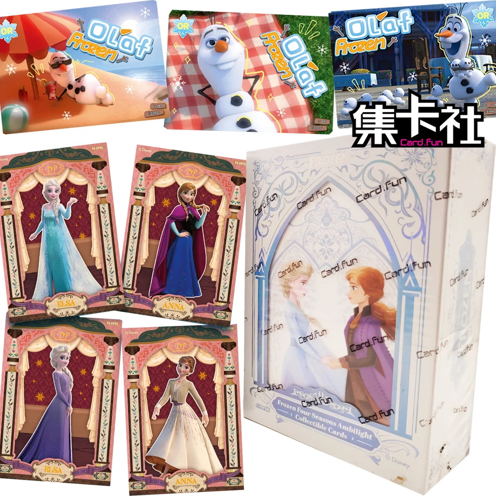 

CARDFUN коллекционные карты Disney «Холодное сердце» Снежная королева Эльза, ограниченная серия, дизайн художественных штампов, карты на день рождения, периферийные устройства для фильмов, подарки