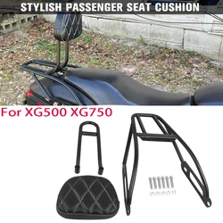 For Harley Street XG500 XG750 XG 500 750 2014-2019 Motorcycle Rear Passenger Backrest Sissy Bar With Detachable Luggage Rack