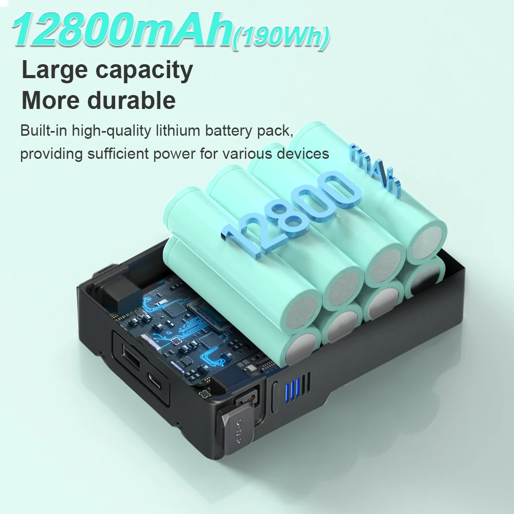 V Mount Battery/V Lock Battery w Type-C/D-TAP Input/Output For Sony HDCAM, XDCAM, Digital Cinema Cameras