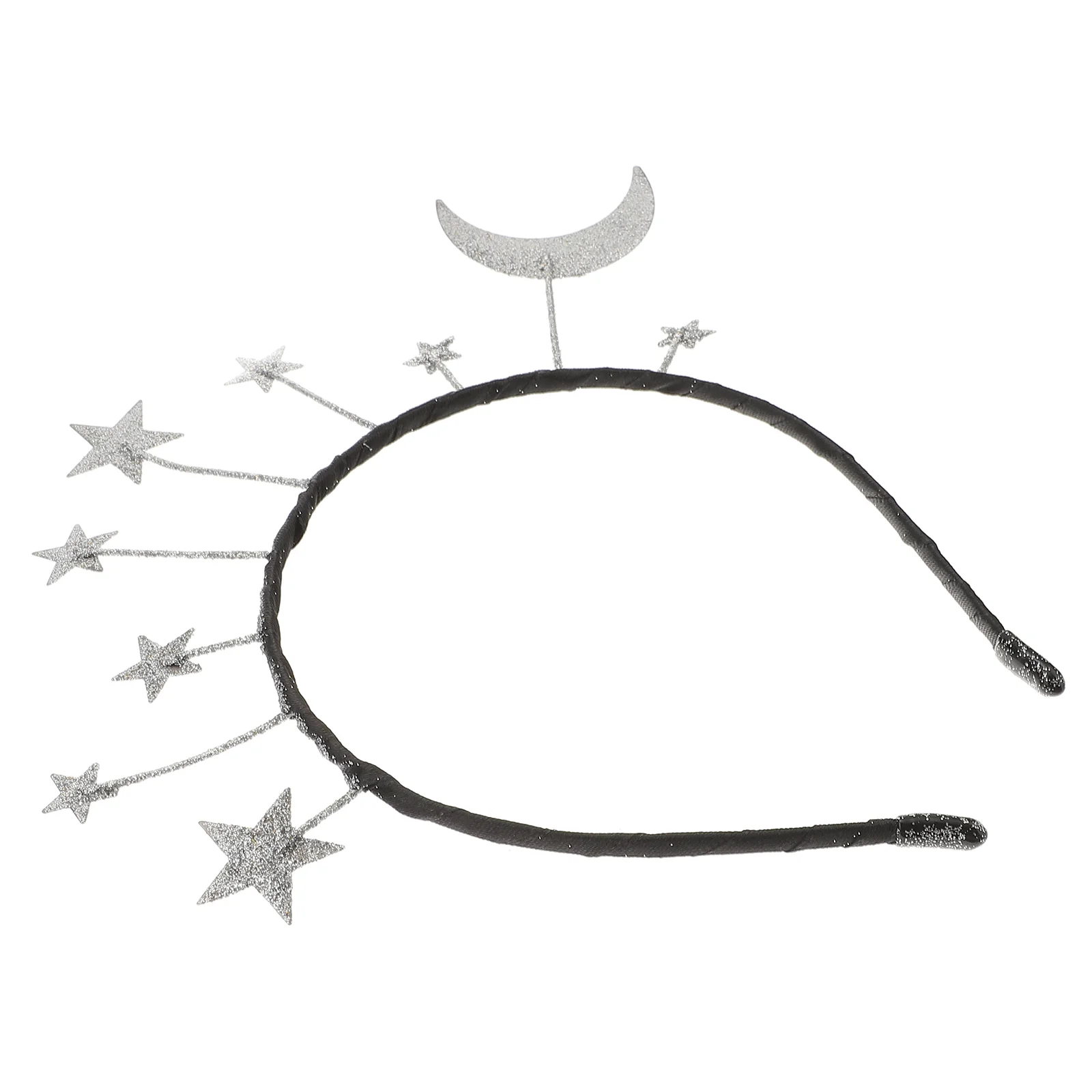 Glitter Headband Cosplay Party Christmas Hairband Creative Stars Moon Halloween Decor