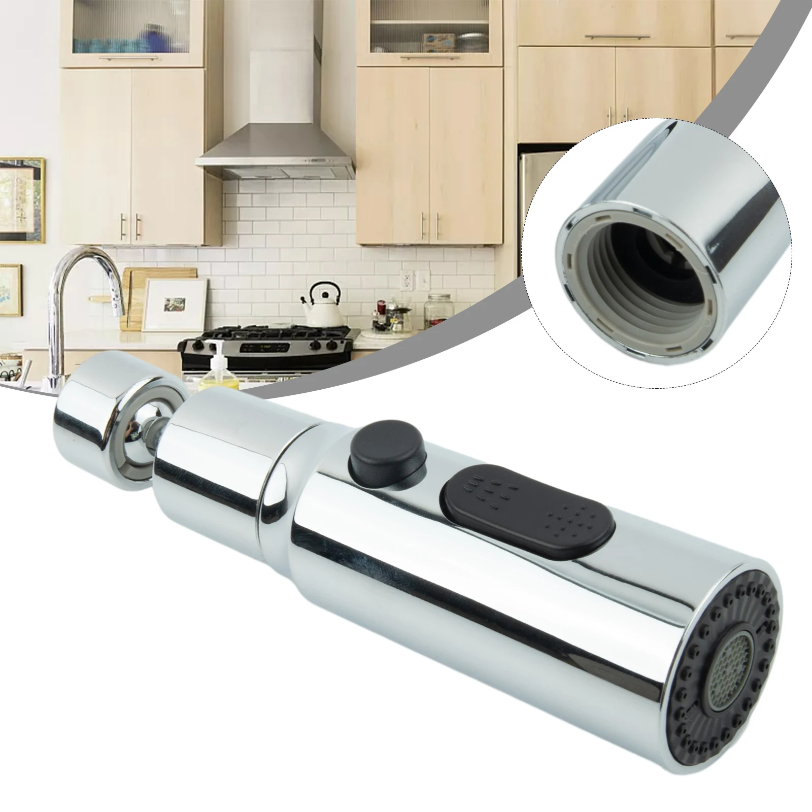 Replaceable High Quality Material Practical Brand New Faucet Extender Brass Electroplating Thickening Hot Sale Reliable