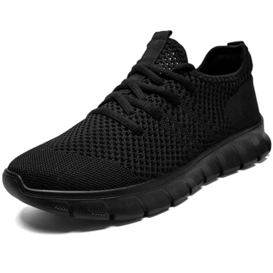

Men Running Tennis Shoes Gym Fashion Sneakers Walking Workout Shoes Athletic Slip on Breathable Mesh Comfortable Lightweight Ca